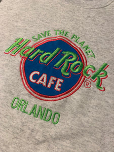 90s Hard Rock CAFE/SANTEE Sweat Shirt/MADE IN USA/ size S