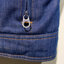 画像をギャラリービューアに読み込む, 70s SKI LEVI'S /denim down vest/size 9-10