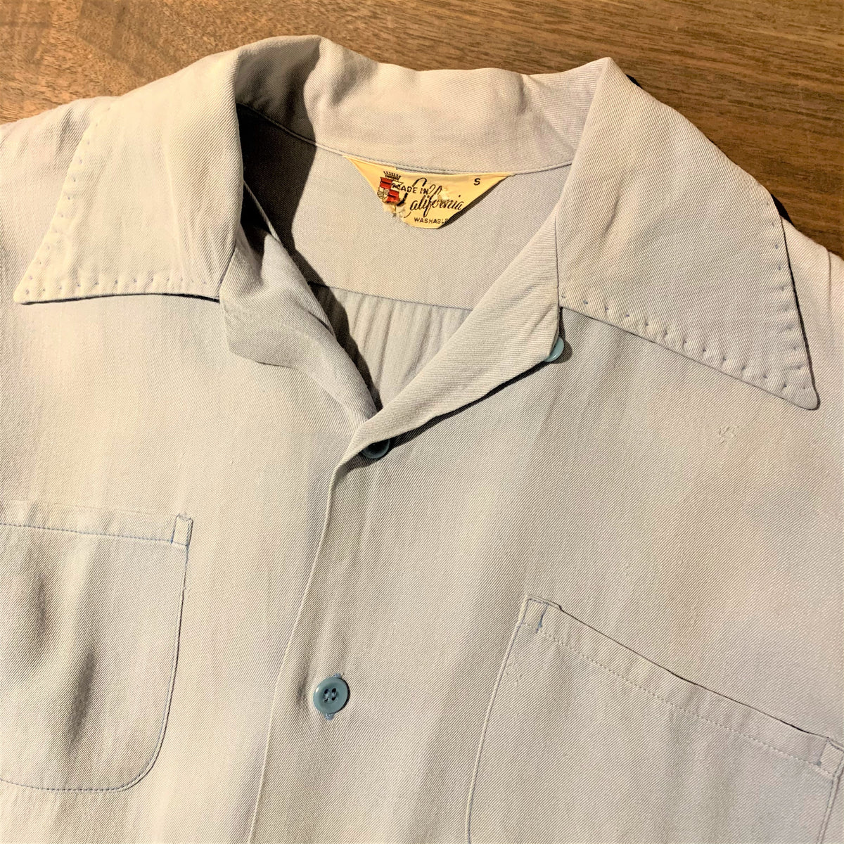 トップス 50s~60s box silhouette rayon shirt 50s~60s box silhouette rayon shirt