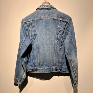 70s/MAVERICK BLUE BELL/denim zip jacket/size 42/Made in USA/TALON ZIP