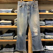 画像をギャラリービューアに読み込む, 70s/Levi's646 0217/BIG E/42TALON/FLARE PANTS/BUTTON8/size 34×33