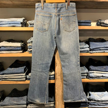 画像をギャラリービューアに読み込む, 70s/Levi's646 0217/BIG E/42TALON/FLARE PANTS/BUTTON8/size 34×33