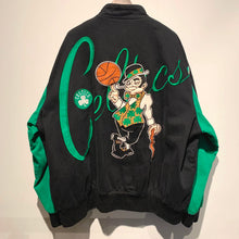 画像をギャラリービューアに読み込む, JEFF HAMILTON JH Design/NBA BOSTON CELTICS Cotton Varsity Jacket/ size 4XL