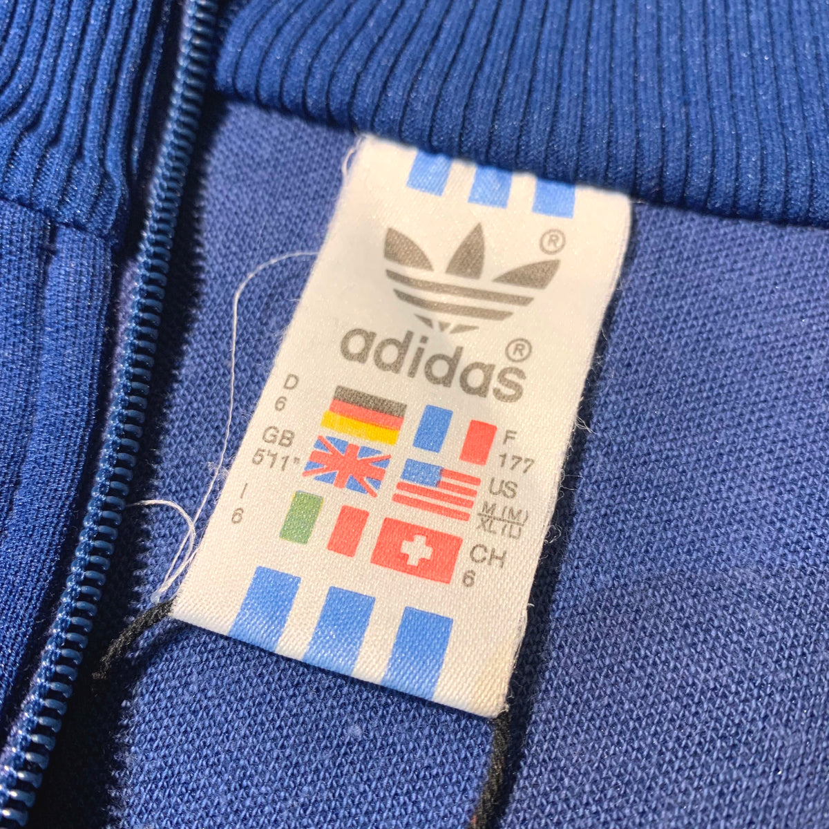 80s adidas/Track Jacket/made in YUGOSLAVIA/ size M