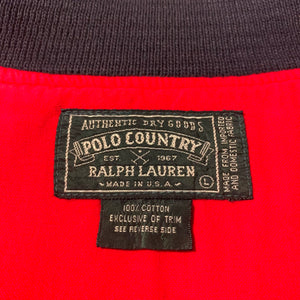 POLO COUNTRY/Ralph Lauren/MA-1 type Zip Denim Jacket/MADE IN USA/ size L