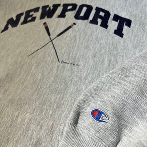90s Champion/Reverse Weave Hoodie/"NEWPORT"/MADE IN USA/ size L