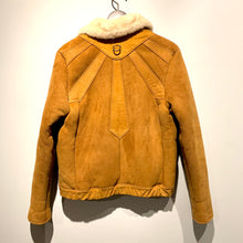画像をギャラリービューアに読み込む, 70s/East West/mouton leather jacket/LADIES size 13/TALON ZIP