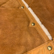 画像をギャラリービューアに読み込む, 70s/East West/mouton leather jacket/LADIES size 13/TALON ZIP