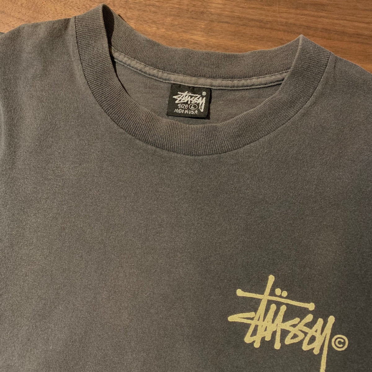 80s OLD stussy/LOGO T-Shirt/MADE IN USA/ size L – ReSacca
