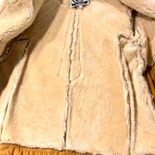 画像をギャラリービューアに読み込む, 70s/East West/mouton leather jacket/LADIES size 13/TALON ZIP