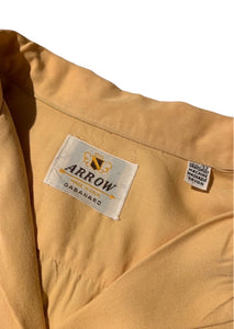 50s ARROW/Rayon Gabardine Shirt/ size 14 1/2-32