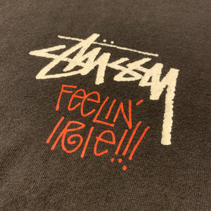 stussy/80s/RASTA LION Tee/ L size
