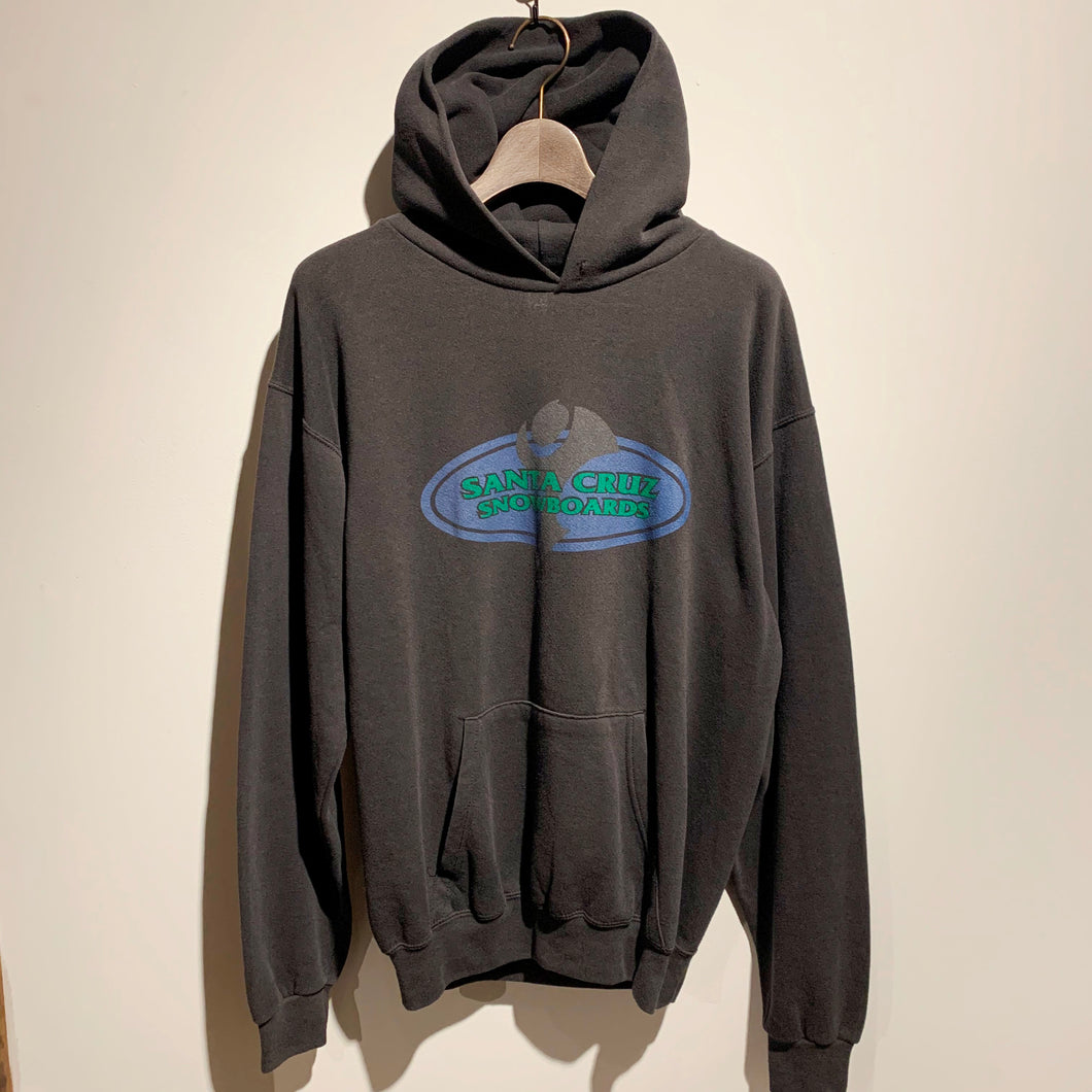 SANTA CRUZ SNOWBOARDS/90s/LOGO HOODIE/MADE IN USA/ size M