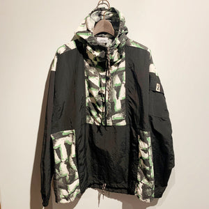 80s/JIMMY'S/Nylon anorak hoodie/TALON ZIP/MADE IN USA/ size M