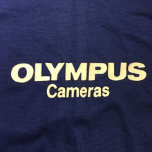 画像をギャラリービューアに読み込む, 80s/OLYMPUS Cameras/logo T-shirt/made in USA/size S
