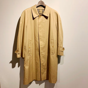 Burberrys/Lining Nova Check Bal Collar Coat/MADE IN UK/ size 36 X-SHORT