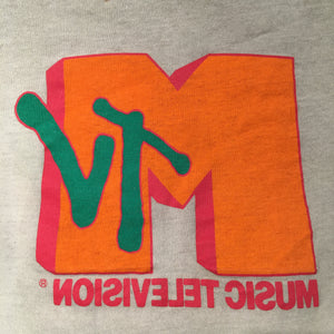 80s/Hanes/MTV T-shirt/made in USA/ size M