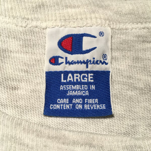 90s/Champion/HARVARD college print T-shirt/ size L