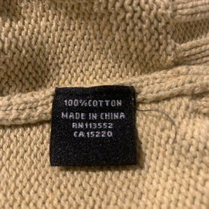 i-path/zip up knit sweater/ size M
