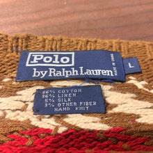 画像をギャラリービューアに読み込む, 90s/RALPH LAUREN/Native Stars and Stripes Knit Sweater/ size L
