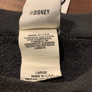 90s/DISNEY/Disney Hat sweat shirt/MADE IN USA/ size L