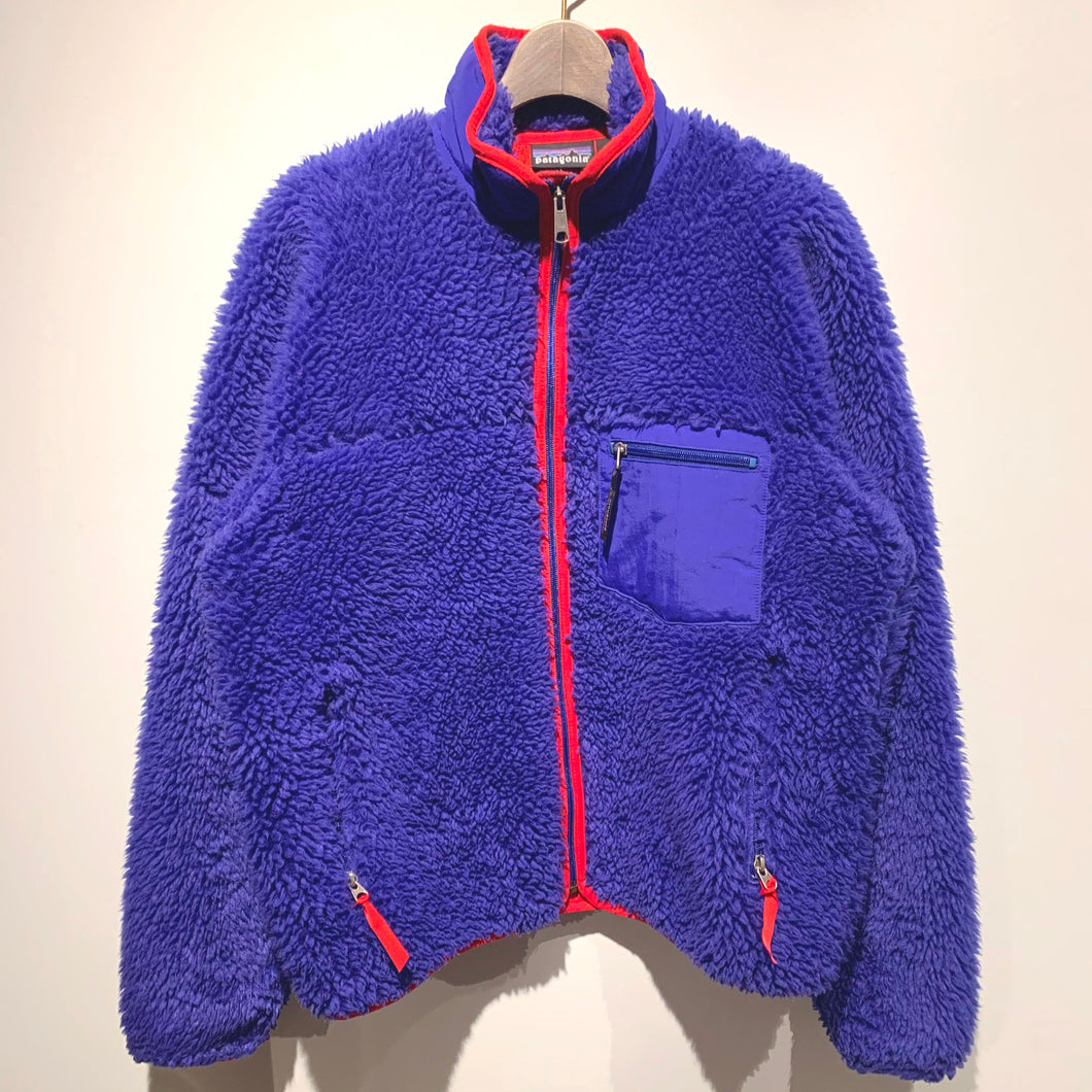 patagonia/MADE IN USA/00made/CLASSIC RETRO CARDIGAN/ size M/BLU×RED
