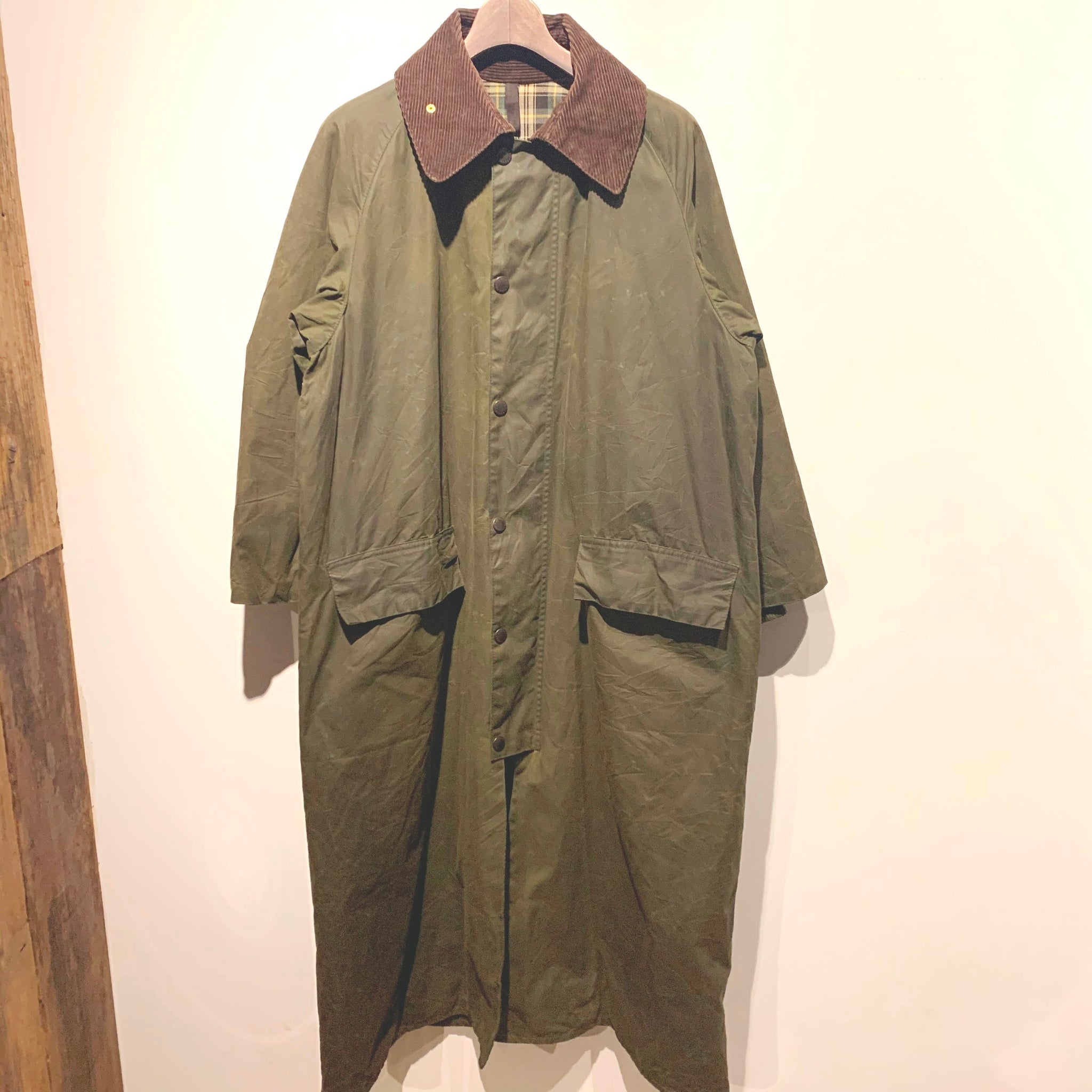 値下げしました状態良好 BARBOUR BURGHLEY C40 バーレイ バブアー 英国製