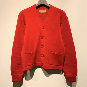 40s-50s/H.L.WHITING LETTERMAN'S SWEATER/lettered sweater
