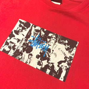 【貴重・】ビンテージ STUSSY シャネルTシャツ 　Lサイズ