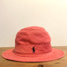 画像をギャラリービューアに読み込む, Ralph Lauren/ONE POINT PONY BUCKET HAT/ size S/M
