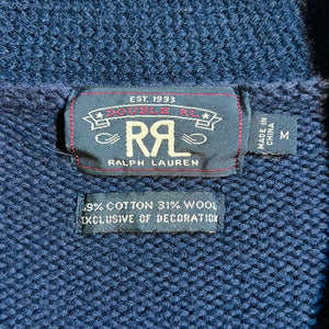 RRL/"Elbow Patch Knit Cardigan/ size M