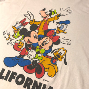 90s Velva Sheen/Disney CALIFORNIA T-Shirt/ size L