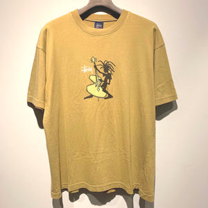90s Old Stussy/"Shadow-Man" T-Shirt/MADE IN AUSTRALIA/ size M