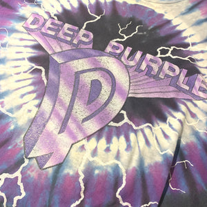 1991 DEEP PURPLE "SLAVES AND MASTERS"Tie Dye T-Shirt/ size XL