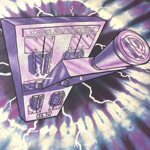 1991 DEEP PURPLE "SLAVES AND MASTERS"Tie Dye T-Shirt/ size XL