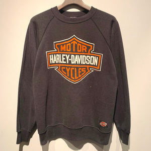 90s HARLEY DAVIDSON/LOGO Sweat Shirt/MADE IN USA/ size M