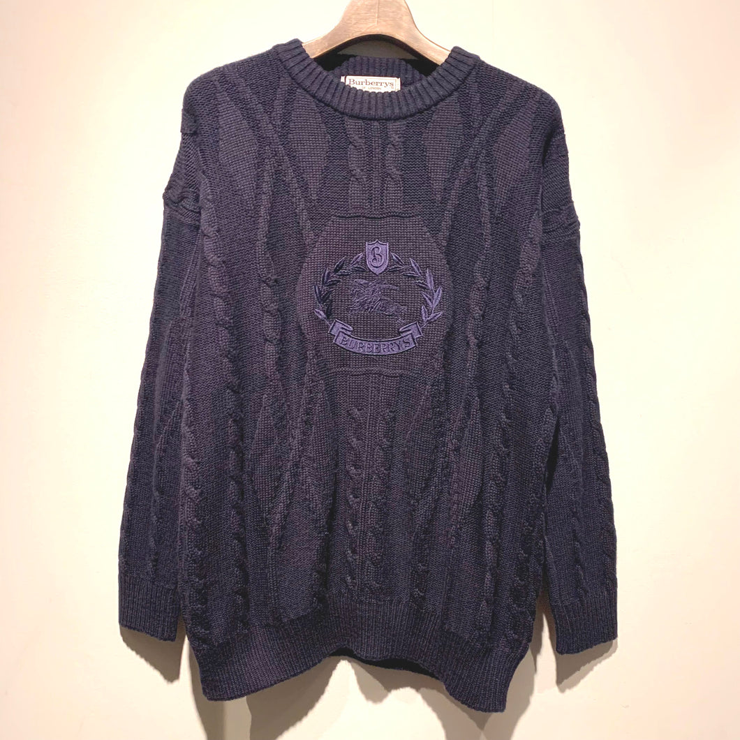 Burberrys/Wool Knit Sweater/MADE IN ENGLAND/ size S