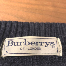 画像をギャラリービューアに読み込む, Burberrys/Wool Knit Sweater/MADE IN ENGLAND/ size S
