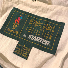 画像をギャラリービューアに読み込む, 90s STARTER/Dead Stock 1996 Atlanta OLYMPIC Nylon Pullover Jacket/ size L
