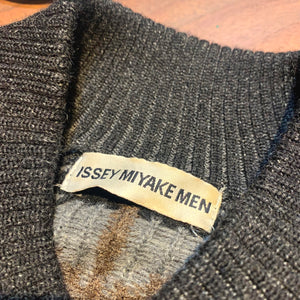 90s ISSEY MIYAKE MEN/"Emboss Wool Sweater"/ size L