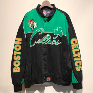 JEFF HAMILTON JH Design/NBA BOSTON CELTICS Cotton Varsity Jacket/ size 4XL
