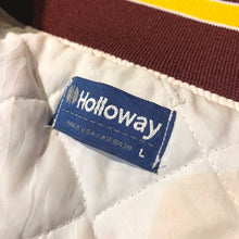 画像をギャラリービューアに読み込む, 70s-80s Holloway/ Satin Varsity Jacket /MADE IN USA/ size L
