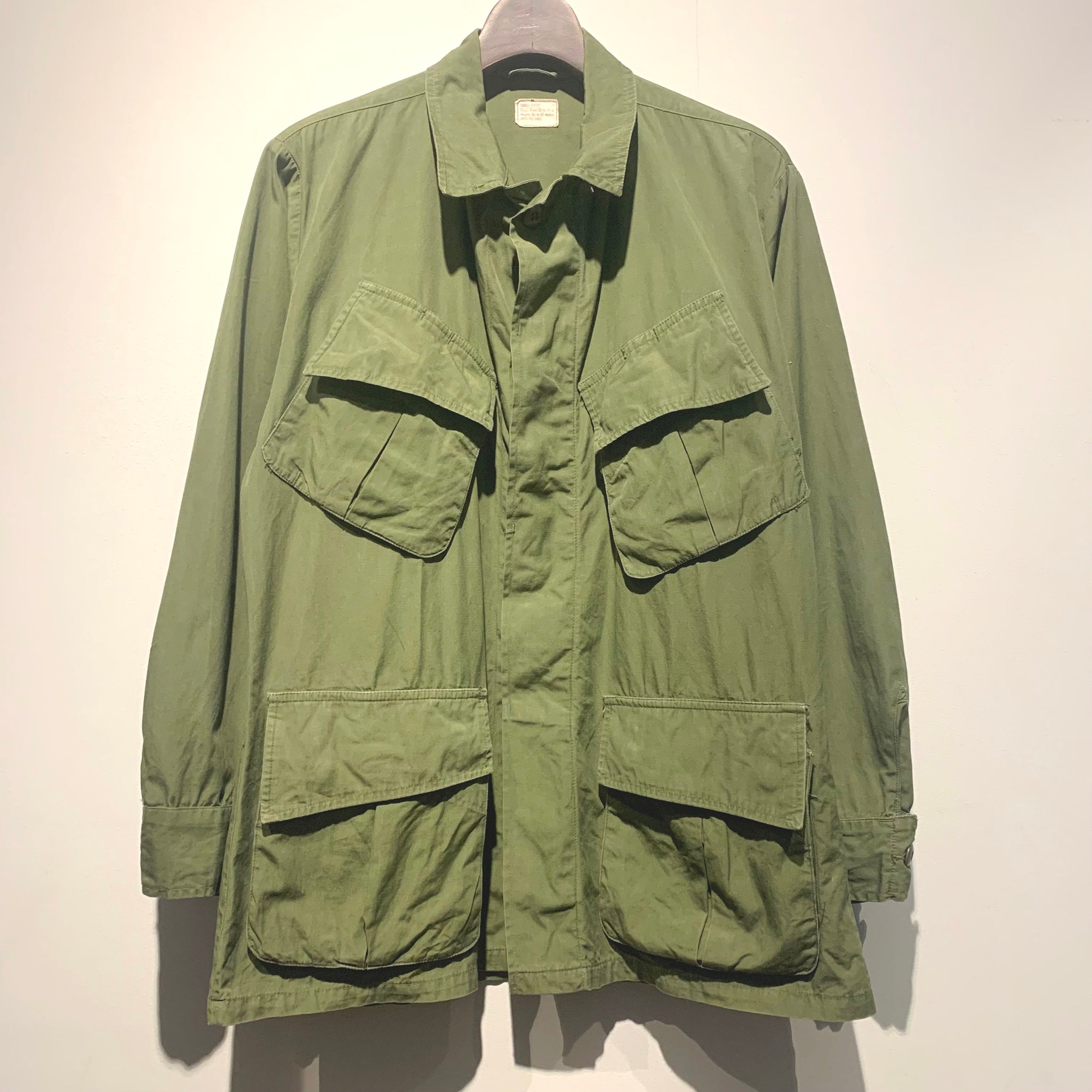 60s U.S.ARMY/2nd-3rd 移行期 Jungle Fatigue Jacket/ size small ...