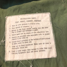 画像をギャラリービューアに読み込む, 60s U.S.ARMY/2nd-3rd 移行期 Jungle Fatigue Jacket/ size small-short
