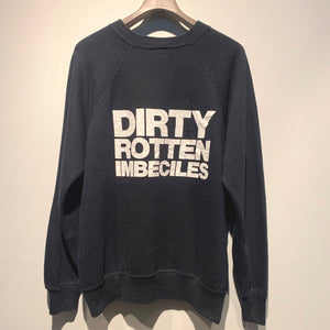 80s DIRTY ROTTEN IMBECILES/sweatshirt/MADE IN USA size XL