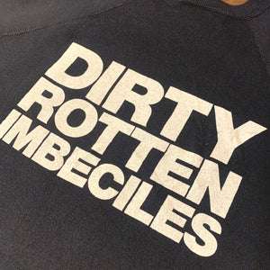 80s DIRTY ROTTEN IMBECILES/sweatshirt/MADE IN USA size XL