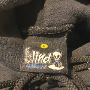90s-00s blind skatebords/"FOR DEATH Hoodie/MADE IN USA/ size L