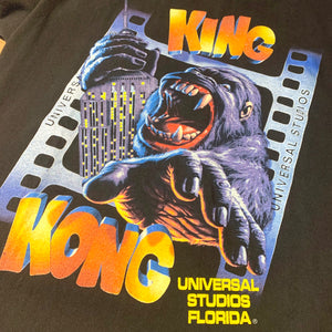 90s UNIVERSAL STUDIOS/king kong Tshirt/MADE IN USA/ size M