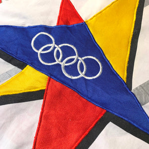 80s adidas/"2nd Olynpic Winter Games" Cotton Sweat Shirt/ size L