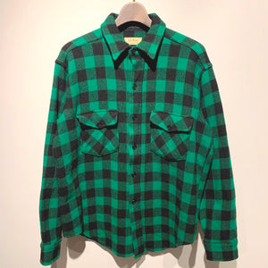 80s/L.L.Bean/MAINE GUIDE SHIRT/Plaid Wool Shirt